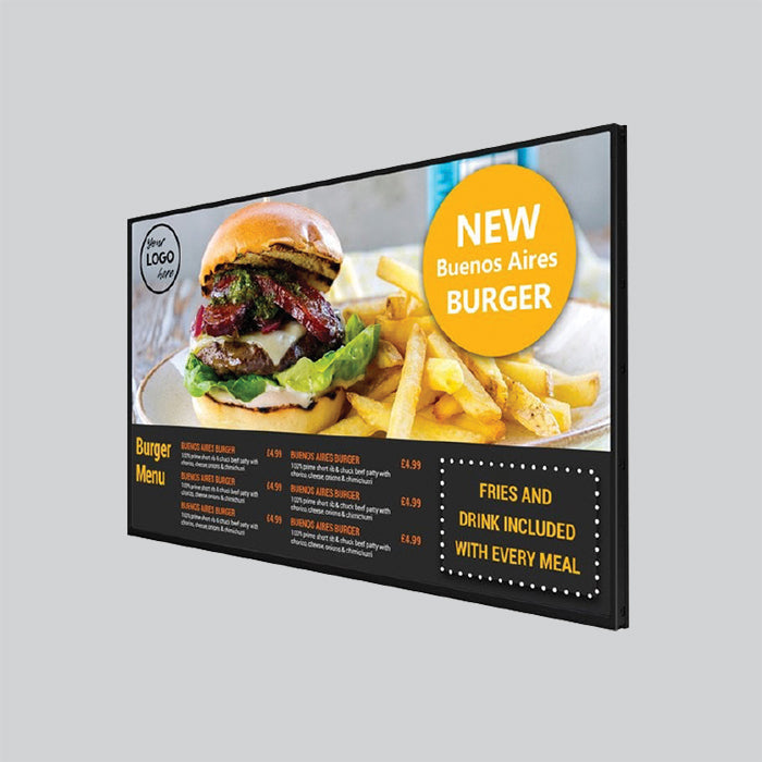 32" Wall-Mount Digital Menu Board