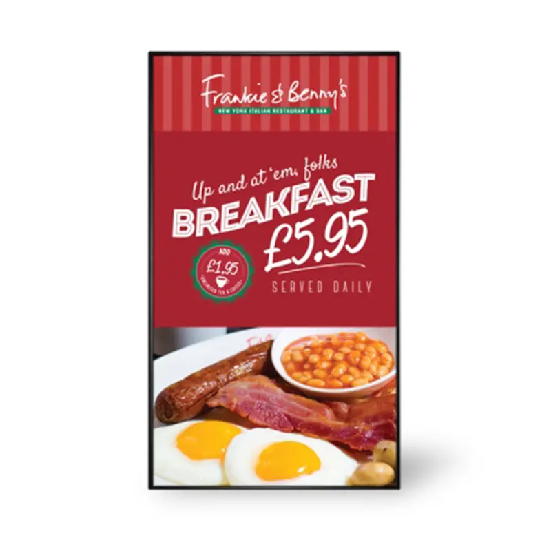 32" Wall-Mount Digital Menu Board