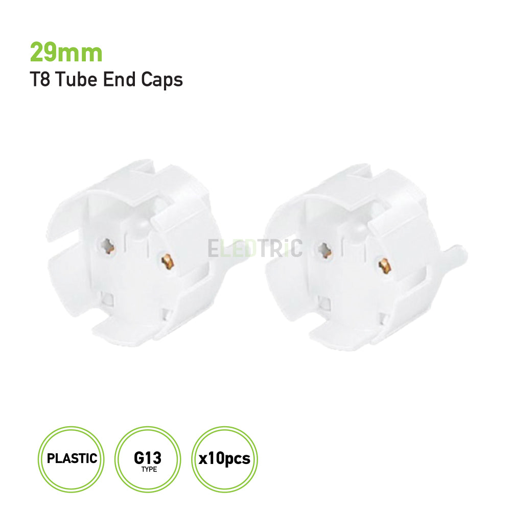 T8 Tube End Caps Push Lamp Holder Socket x10pcs