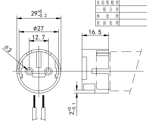 T8 Tube End Caps Push Lamp Holder Socket x10pcs
