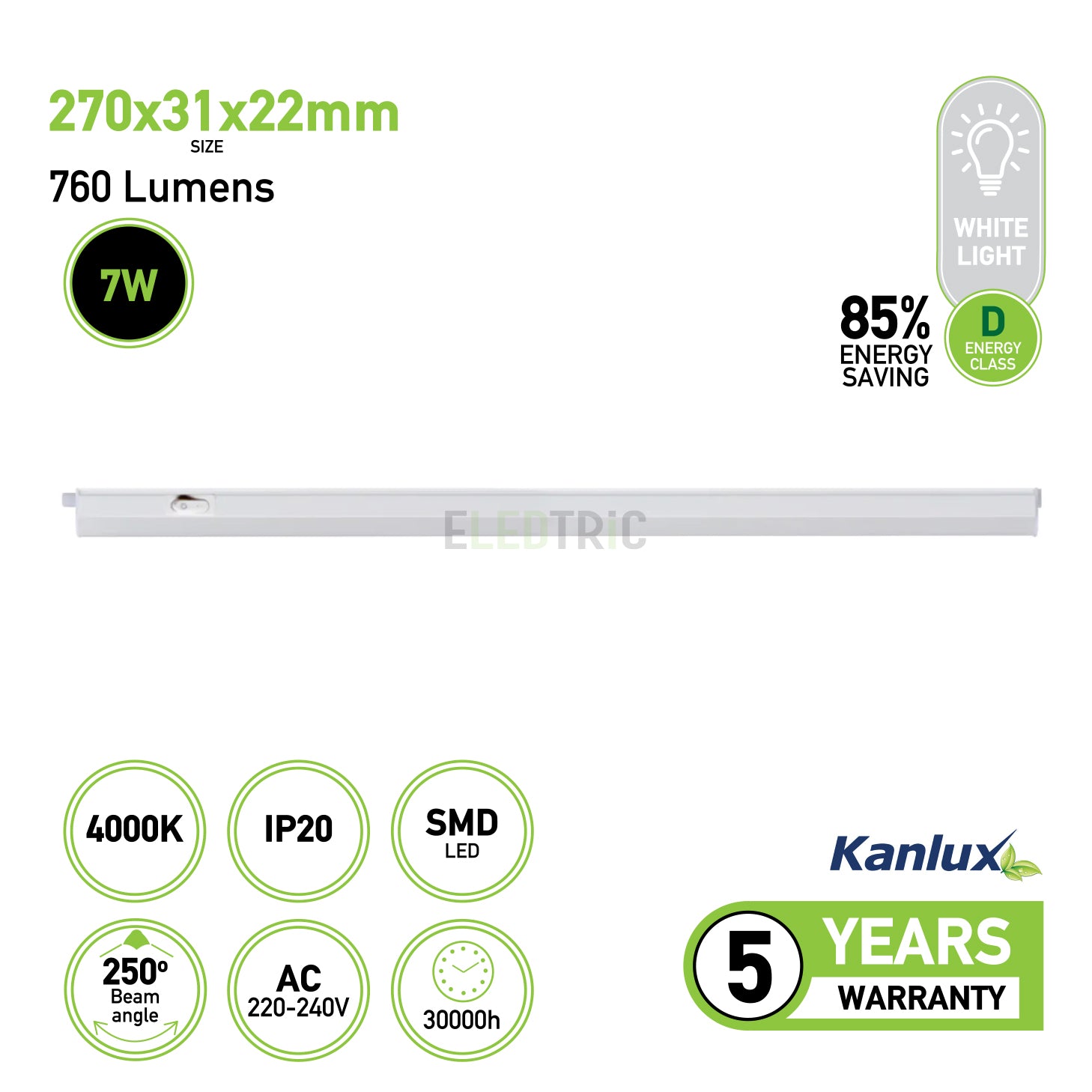Kanlux LED under cabinet fitting LINUS LED