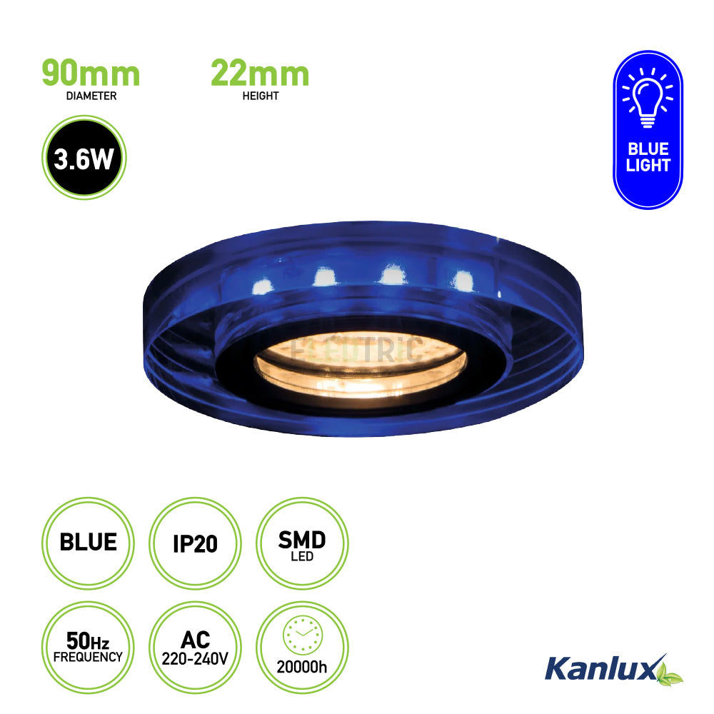 Ceiling-mounted Decorative LED Fitting Circle Spotlight