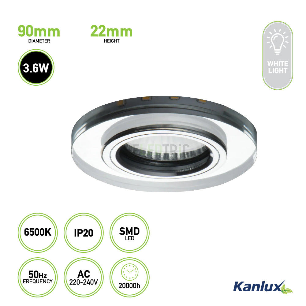 Ceiling-mounted Decorative LED Fitting Circle Spotlight
