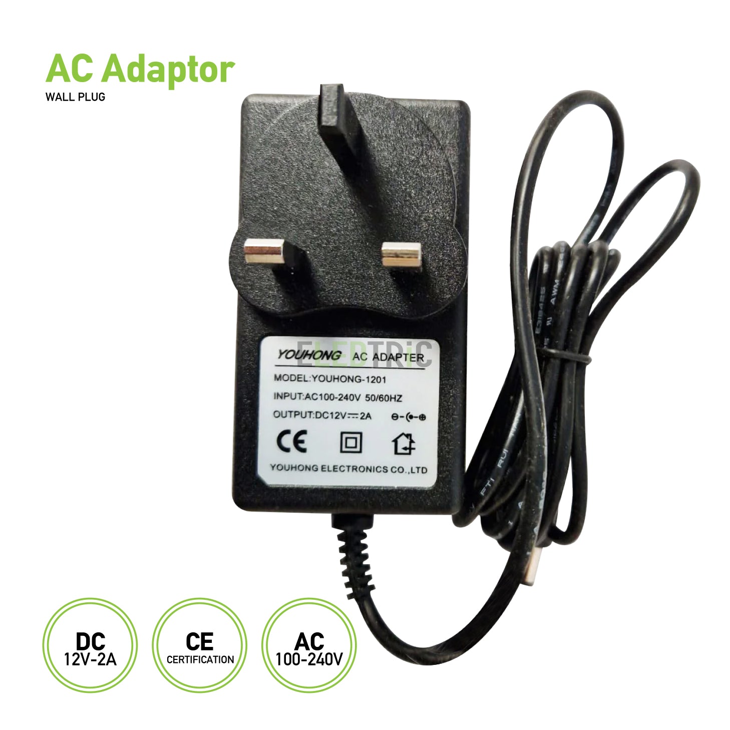 Power Supply Wall Plug AC Adaptor