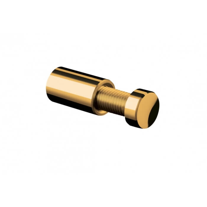 Aluminium Standoff Fixings (Barrel Fixings), size 28mmx25mm, available in White, Black, Silver, Golden Colours