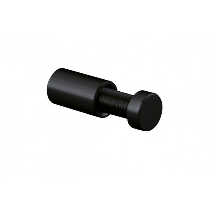 Aluminium Standoff Fixings (Barrel Fixings) Size 53mmx20mm, available in Black, Silver, Golden colours