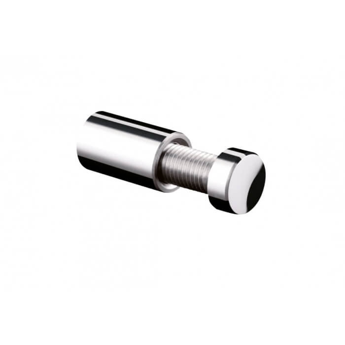 Aluminium Standoff Fixings (Barrel Fixings) Size 53mmx20mm, available in Black, Silver, Golden colours