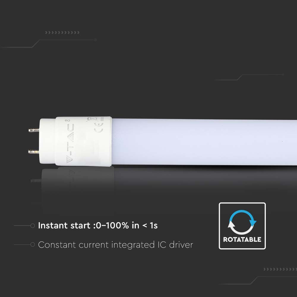 3FT (900mm) 14W T8 LED PLASTIC TUBE NON ROTATABLE 6500K