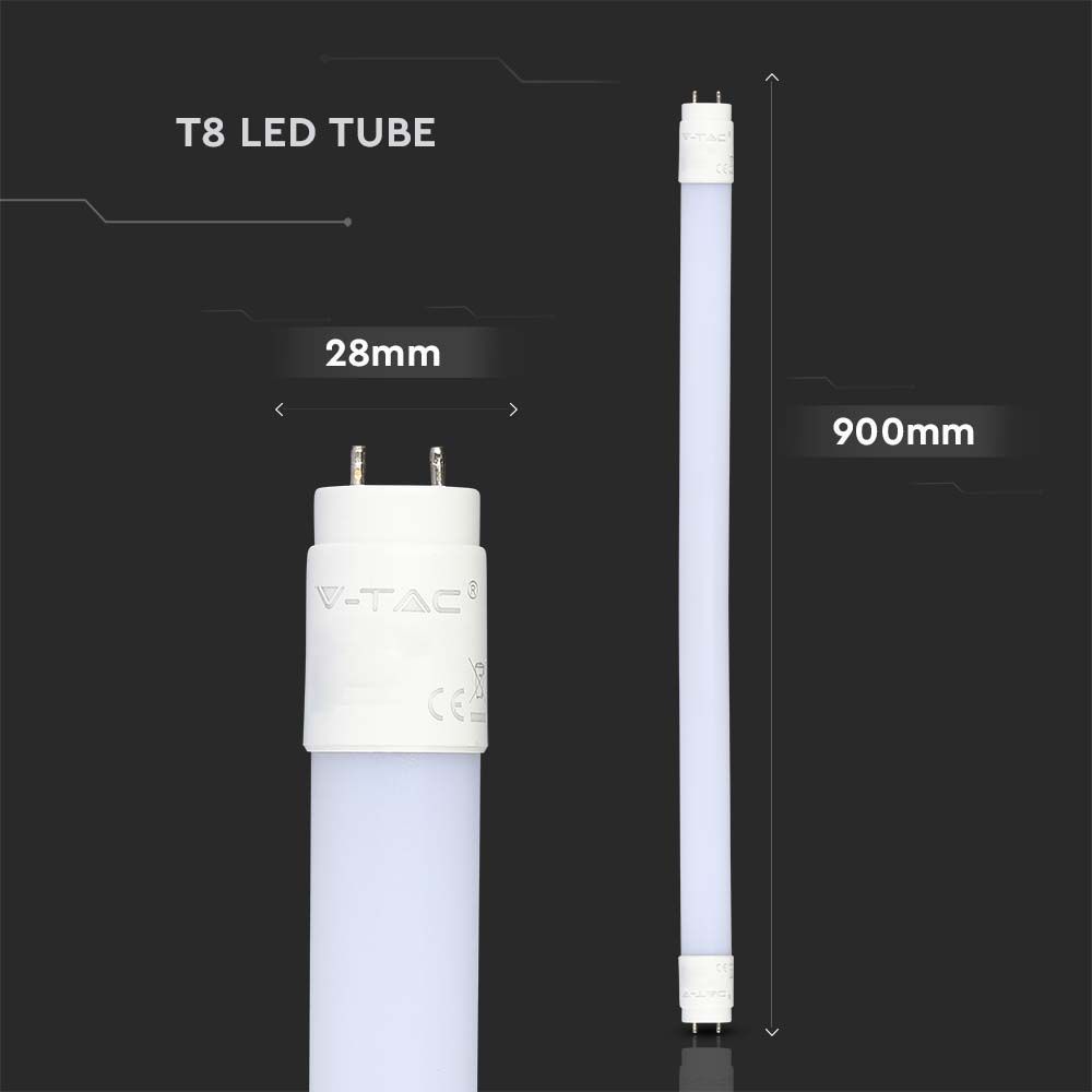 3FT (900mm) 14W T8 LED PLASTIC TUBE NON ROTATABLE 6500K