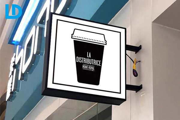 700mmx600mm Double Sided LED Illuminated Projection Light box, comes in Black or White body, 500mm diameter