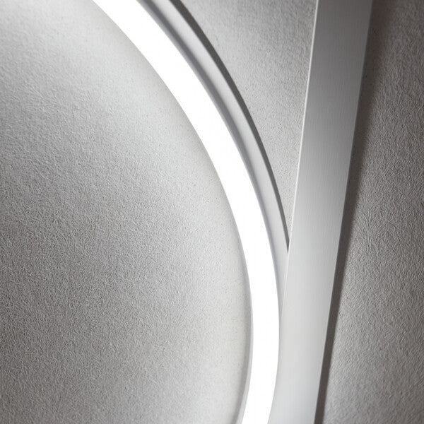 Modern Round LED Halo Ceiling Light 600mm - 40W Suspended Office Circle Frame