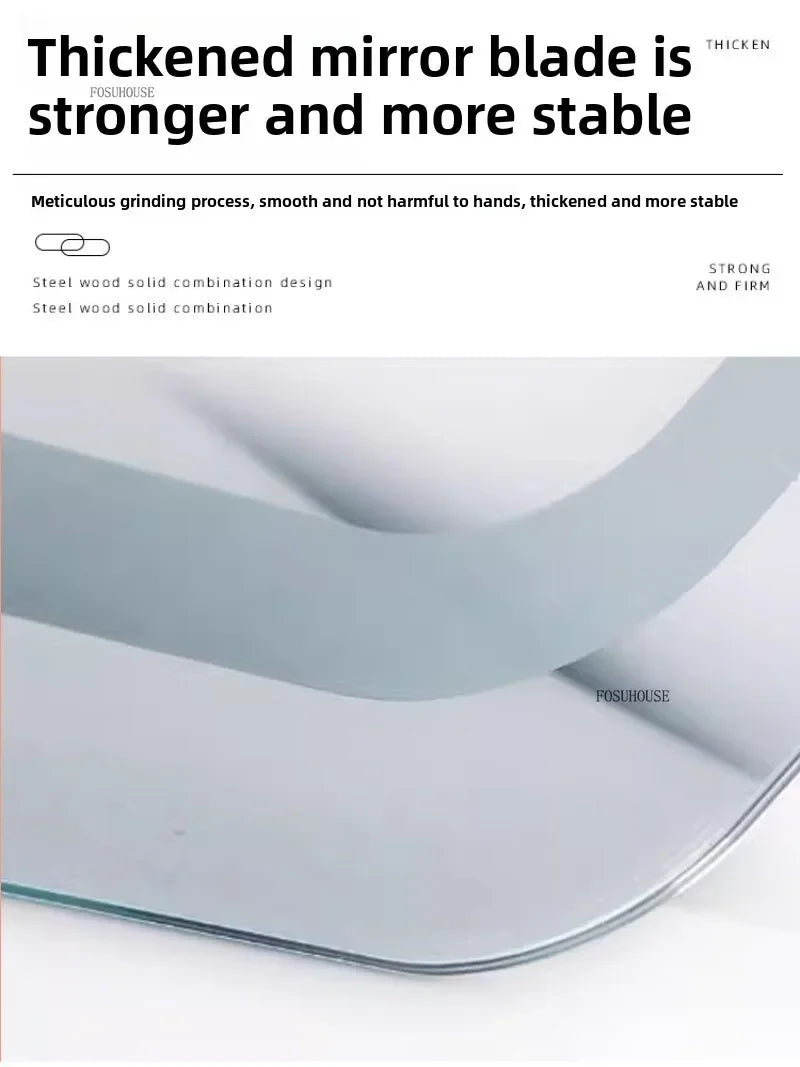 X2 Modern Wall Mounted Touch Screen Hairdressing Mirrors Luxury Hair Salon Furniture Barber Shop Mirror Station with Led Light