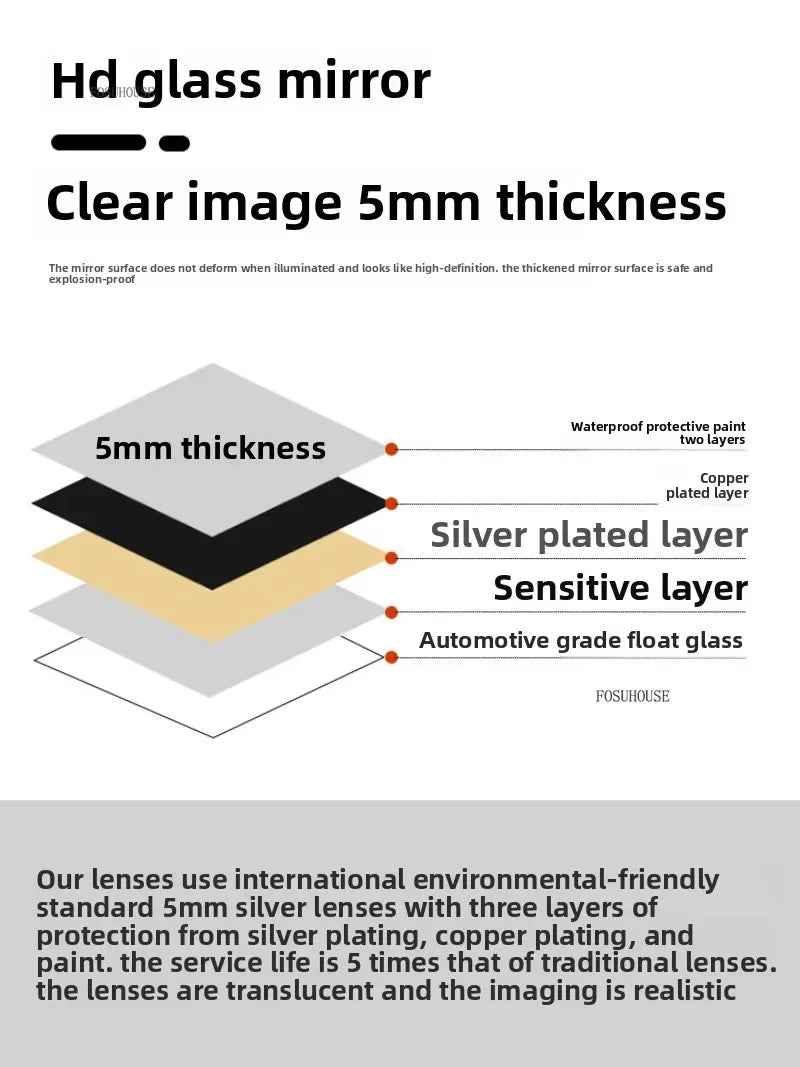 X2 Modern Wall Mounted Touch Screen Hairdressing Mirrors Luxury Hair Salon Furniture Barber Shop Mirror Station with Led Light