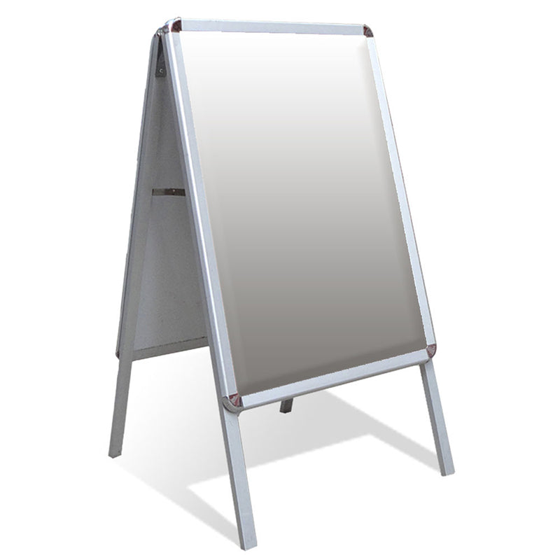 A1 Herald Outdoor A-Frame Double Sided Aluminium Snap Board Frame Pavement Sign