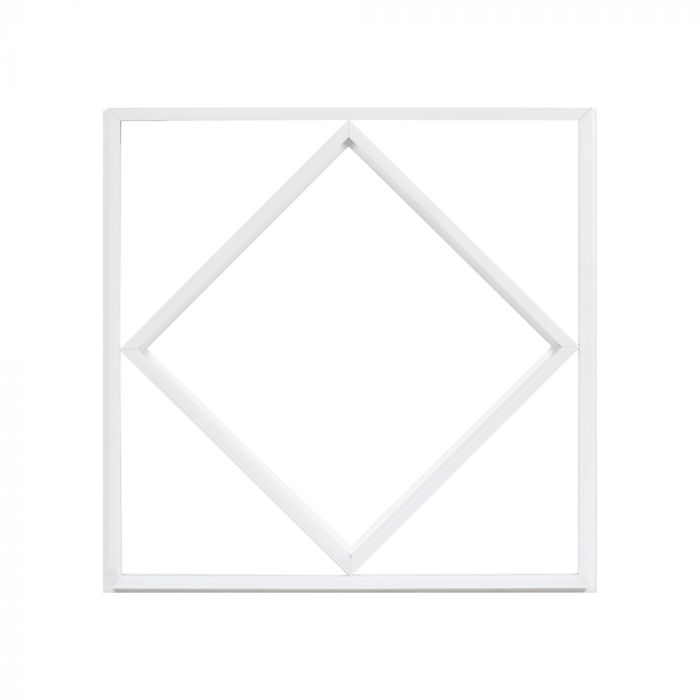 6 x VTAC 64W LED DIAMOND-IN-SQUARE PANEL LIFUD DRIVER+QC 595x595MM FLICKER FREE 6500K