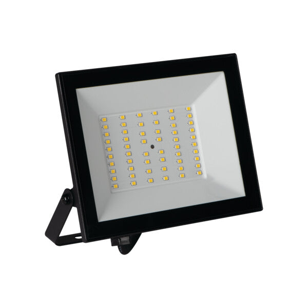 50W Outdoor LED Floodlight IP65 Waterproof Slimline - Black, 4500 Lumens, Neutral White