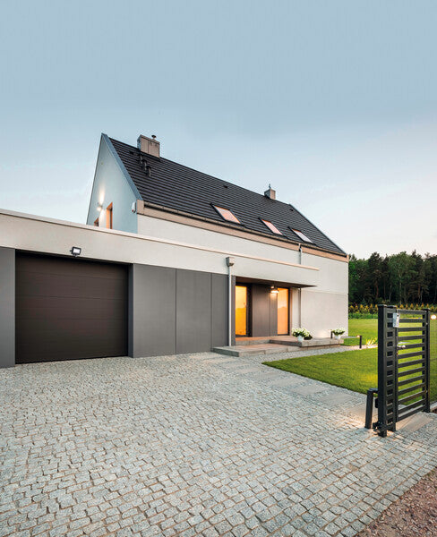 50W LED Security Light Outdoor with Motion Sensor - Black, 4000 Lumens, IP44 Waterproof