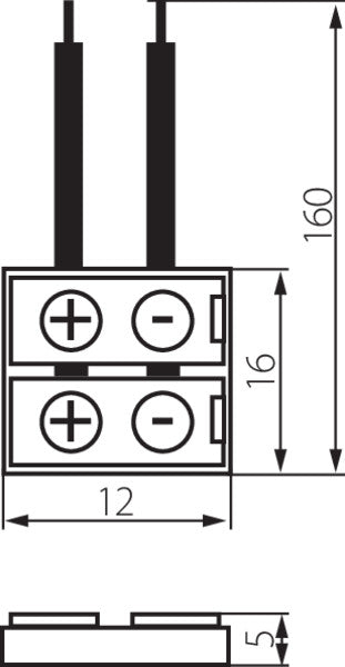 CONNECTOR 8-CP for LED tapes