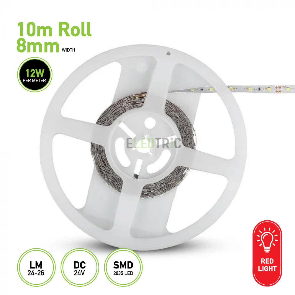SMD 2835-126D-8MM 10m Roll RED