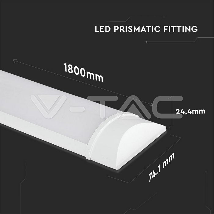 60W LED Grill Fitting SAMSUNG Chip 180cm 120 lm/Watt 6400K