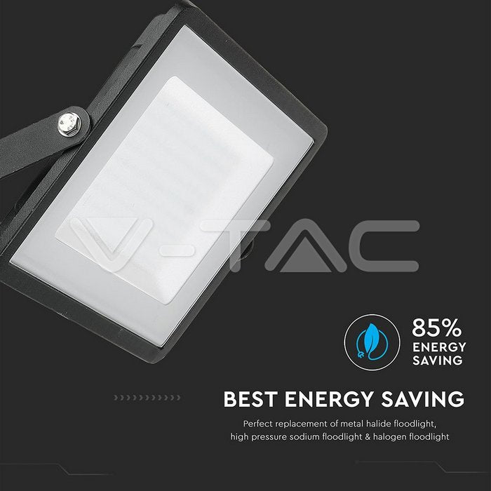 300W LED Floodlight SMD SAMSUNG Chip Slim Black Body 6400K