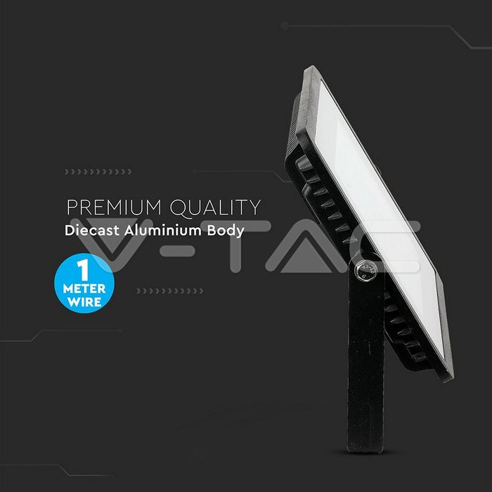 300W LED Floodlight SMD SAMSUNG Chip Slim Black Body 6400K