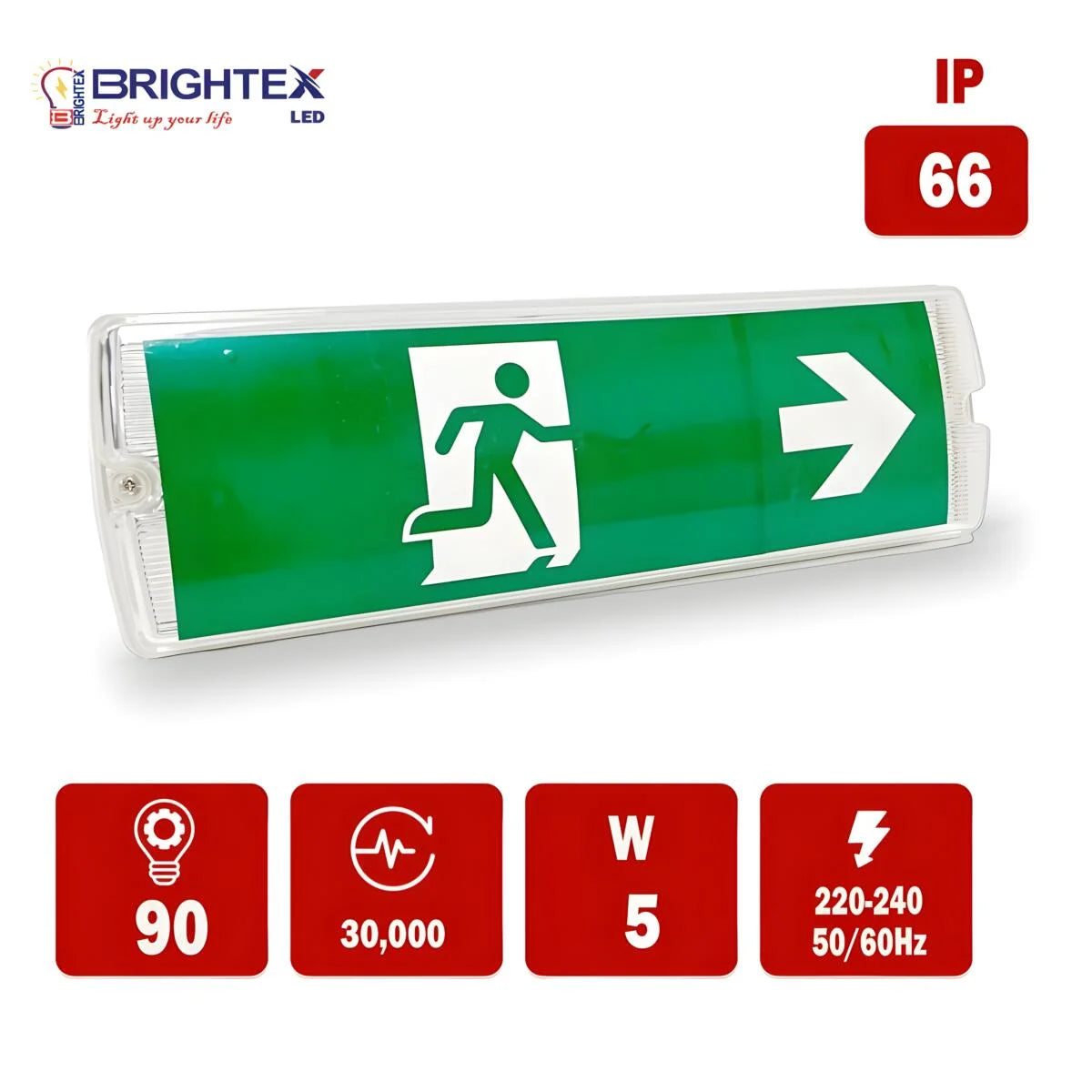 LED Emergency Lights 6500k, Cool White