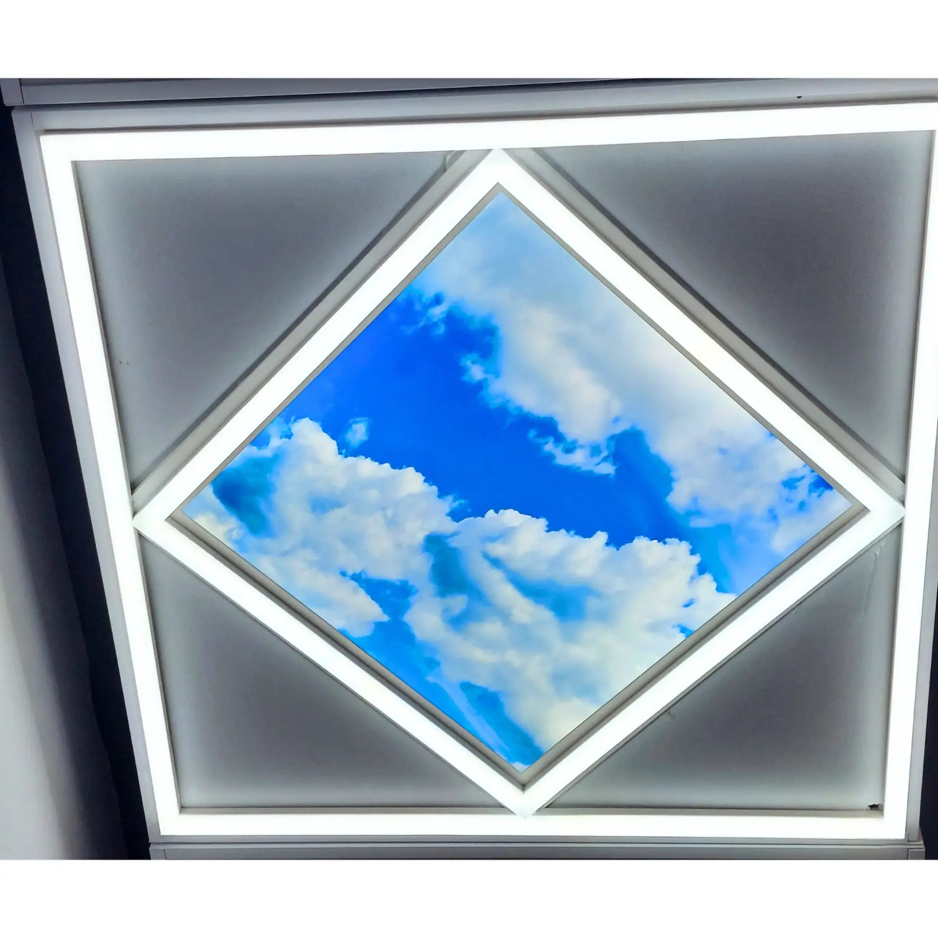 Diamond Shape Sky LED Ceiling Panel Light | Anti-Yellowing