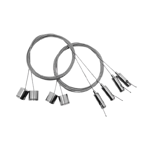 Self-locking function adjustable ceiling light suspension kit for light hanging