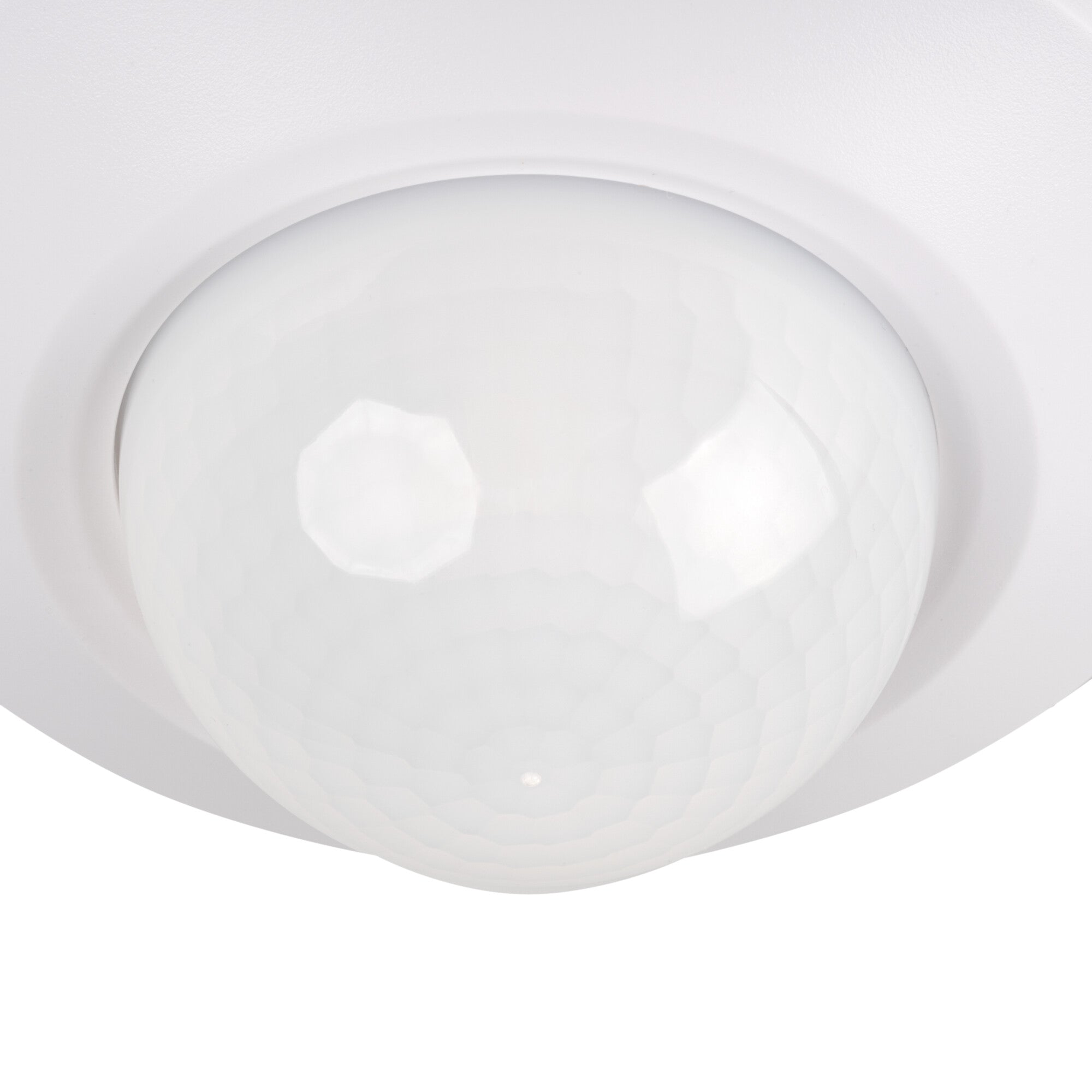 360° Ceiling Presence Sensor Switch - High Sensitivity 3x PIR Detectors, 2000W, White/Black