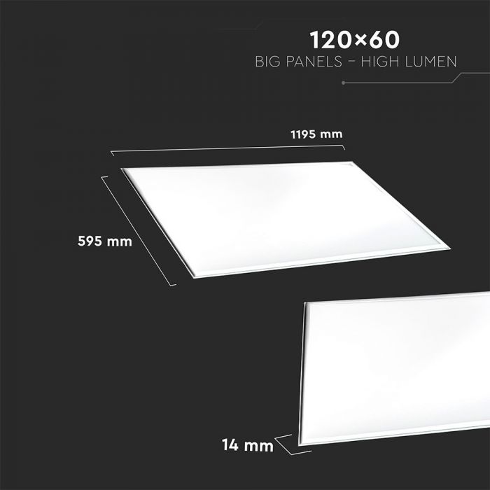 LED Panel Light 45W 1200x600MM 6400K (120LM/W)