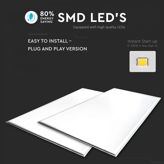 LED Panel Light 45W 1200x600MM 6400K (120LM/W)
