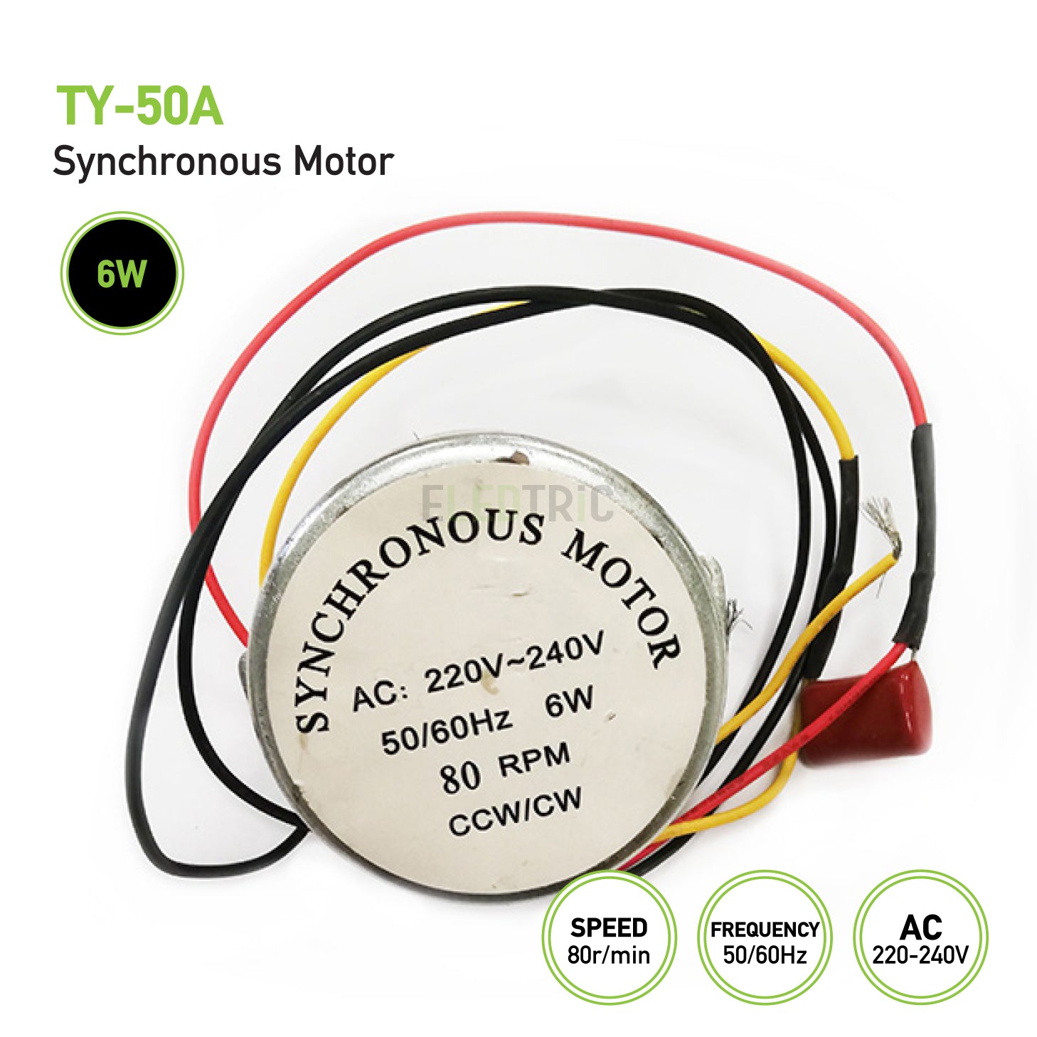 TY-50A Synchronous Motor for Barber Shop, Hairdressing Small Motor Turn Lamp
