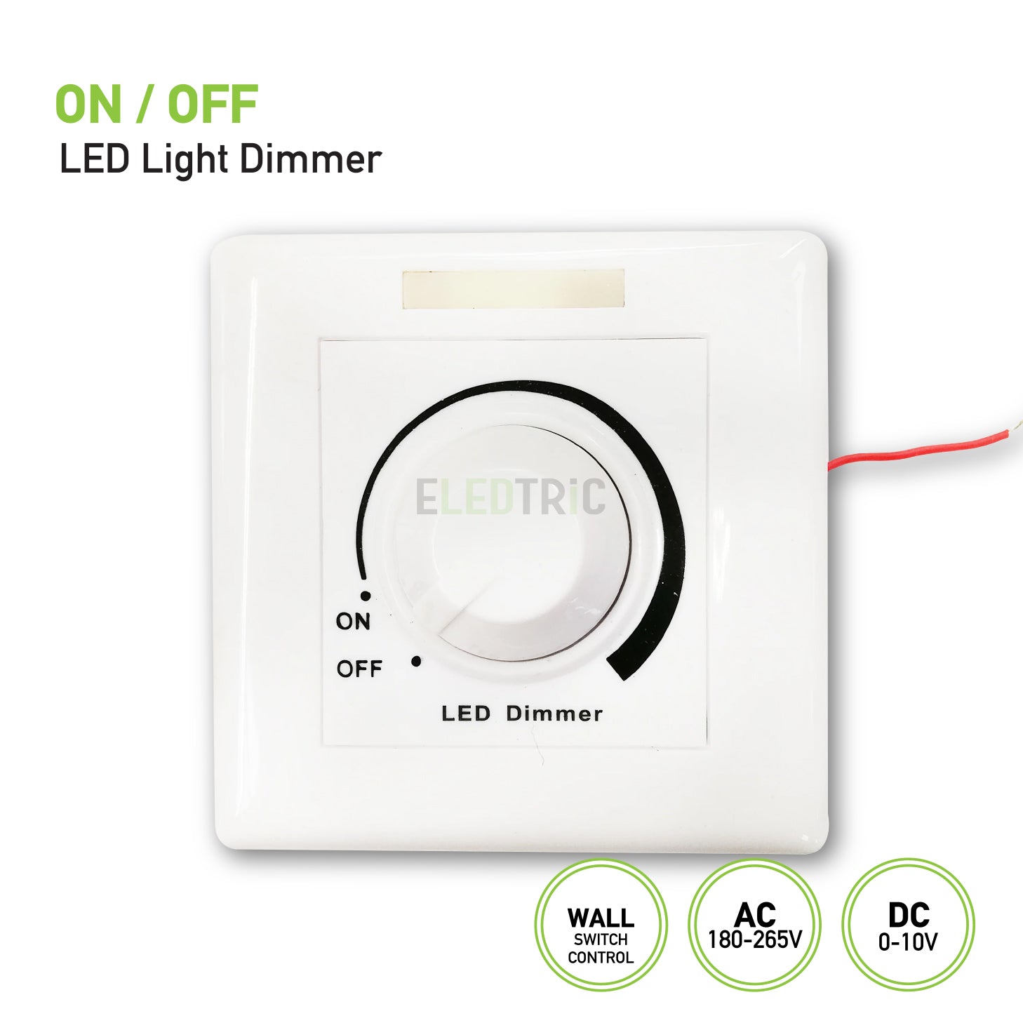 0-10V ON/OFF LED Light Dimmer Wall Switch Control