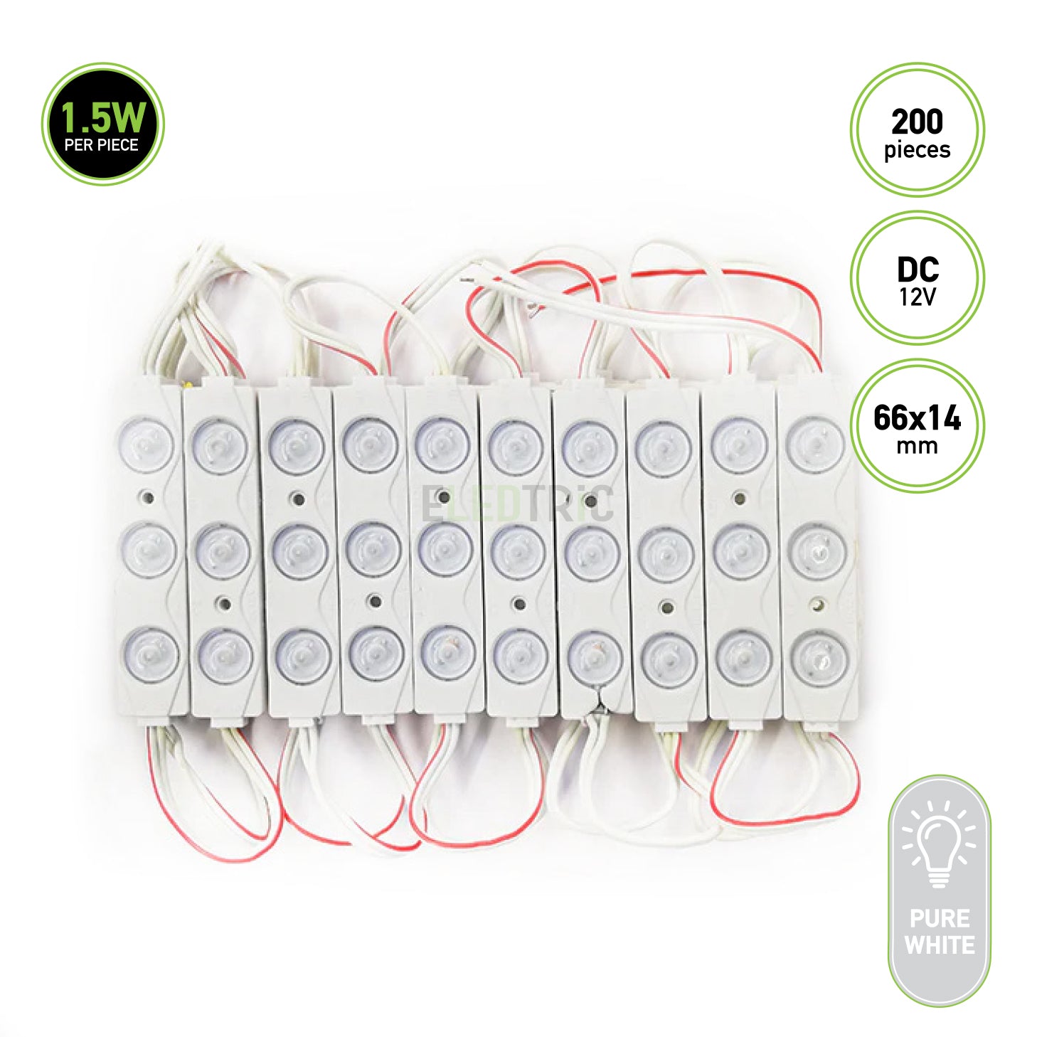 Pure White LED Injection Module
