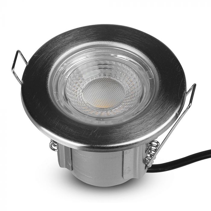 LED Fire Rated Dimmable Downlight with Antiglare Lens White Body Color