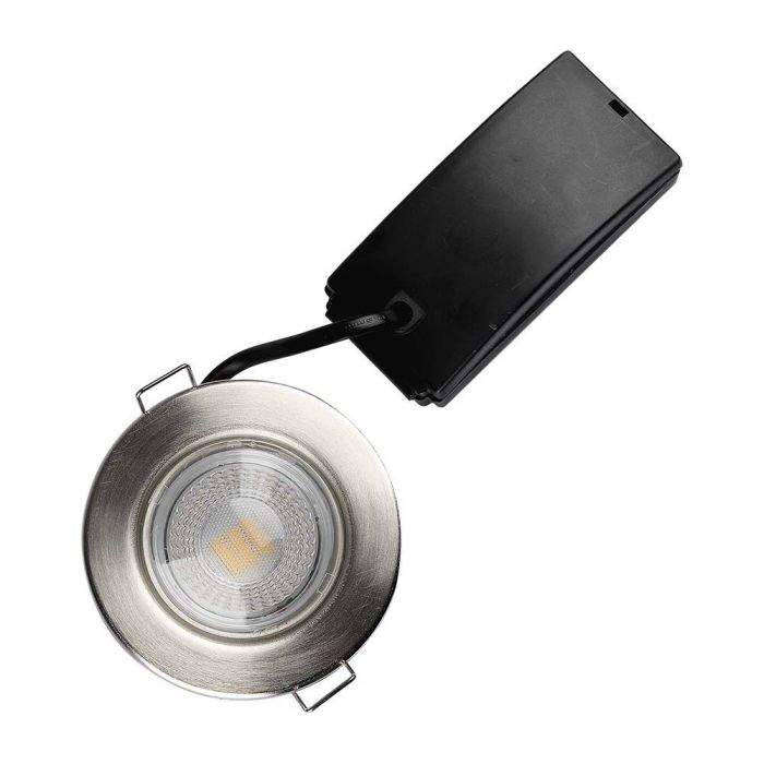 LED Fire Rated Dimmable Downlight with Antiglare Lens White Body Color