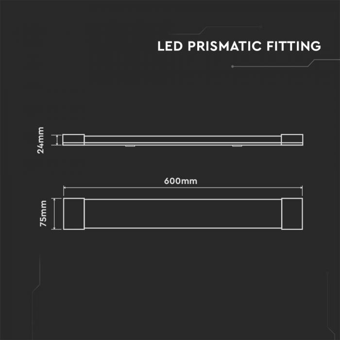 40W LED Grill Fitting 120CM SAMSUNG CHIP 6400K