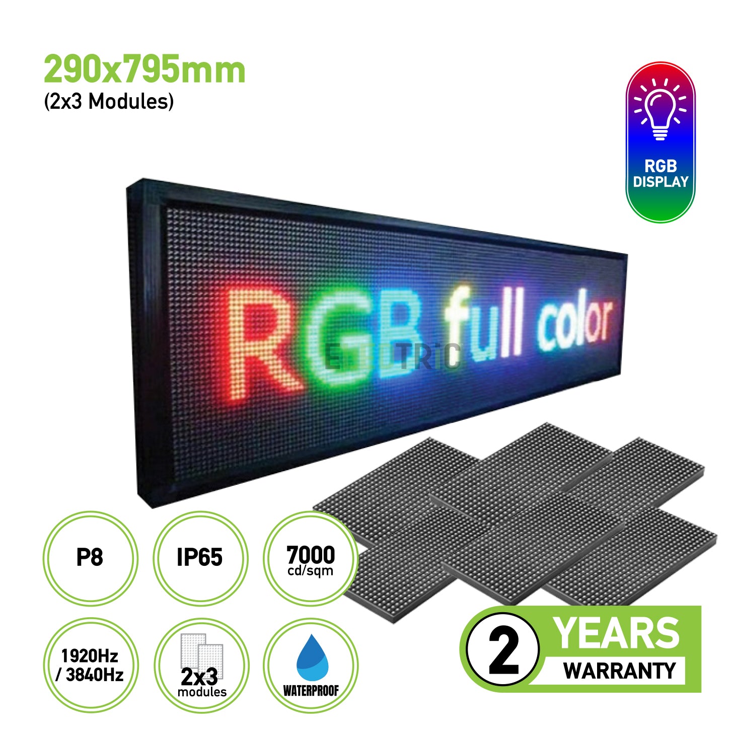 P8 Full Colour Digital Signs