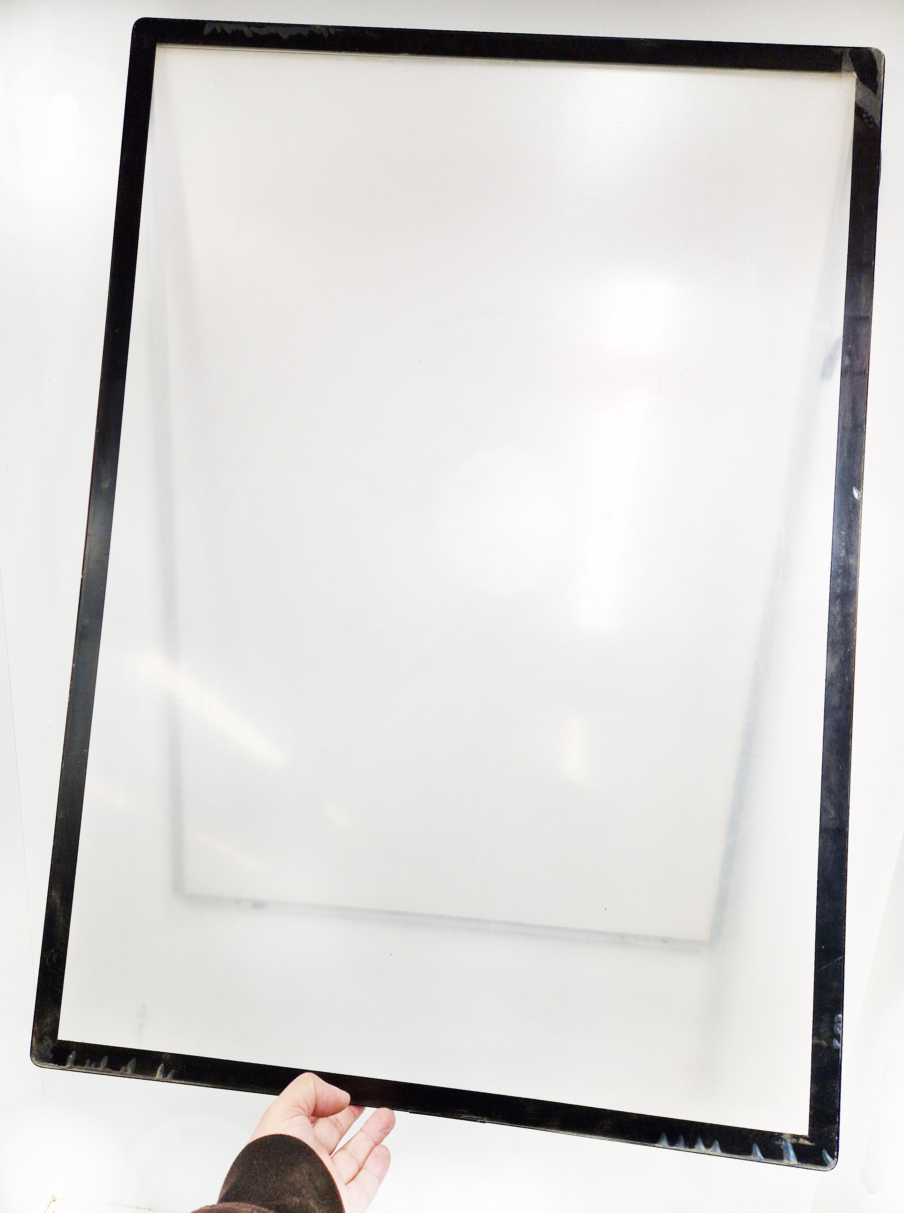 A1 Black Acrylic Round Corner Magnetic Poster Display