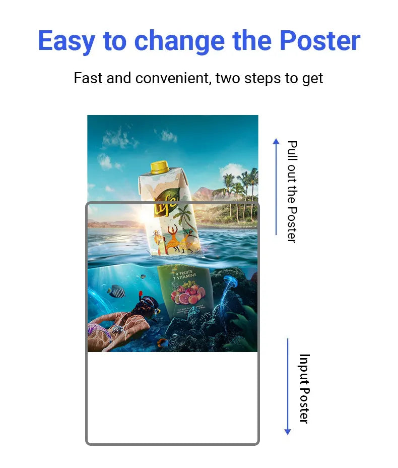 A1 Display Stand Freestanding Restaurant Café Menu Adjustable stand