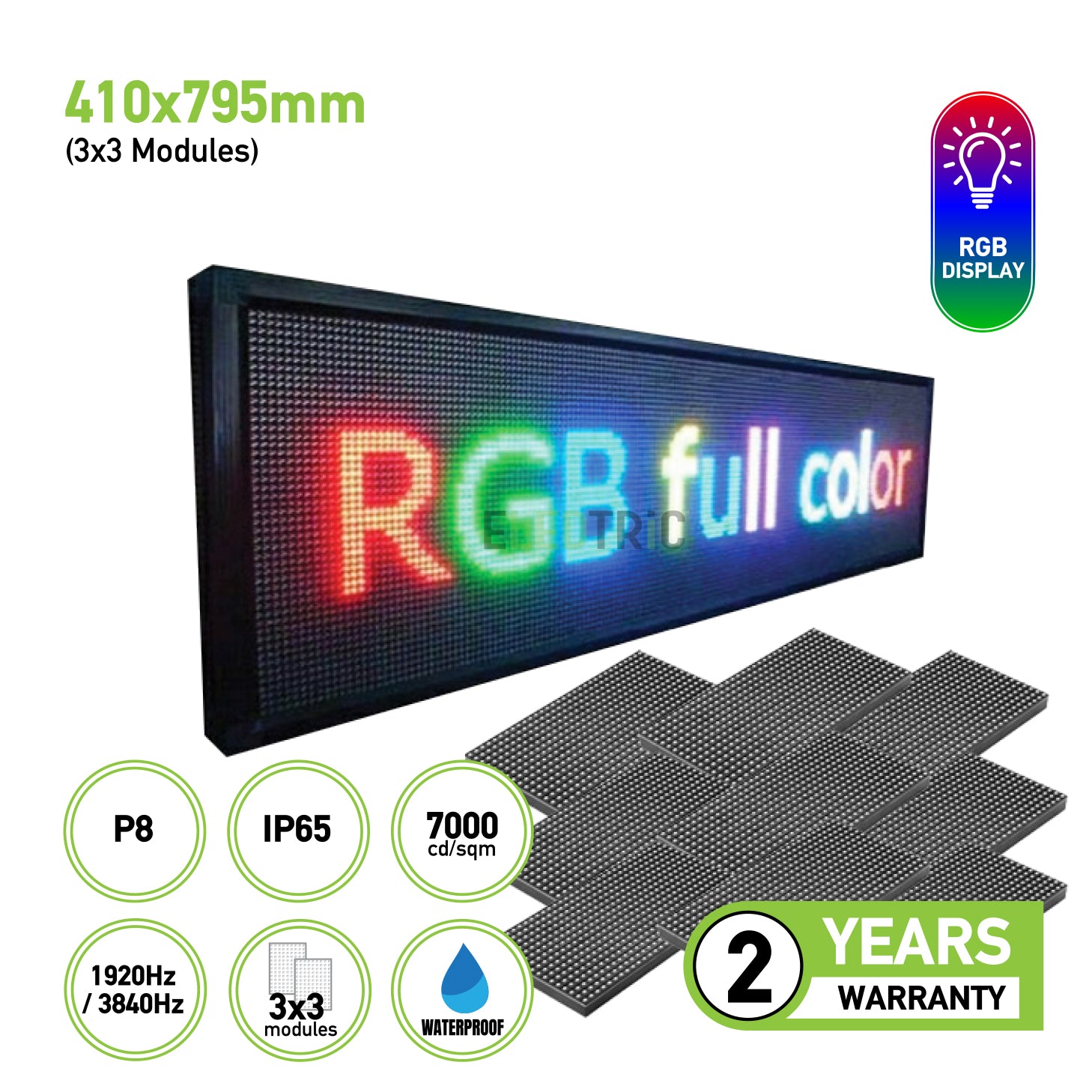 P8 Full Colour Digital Signs