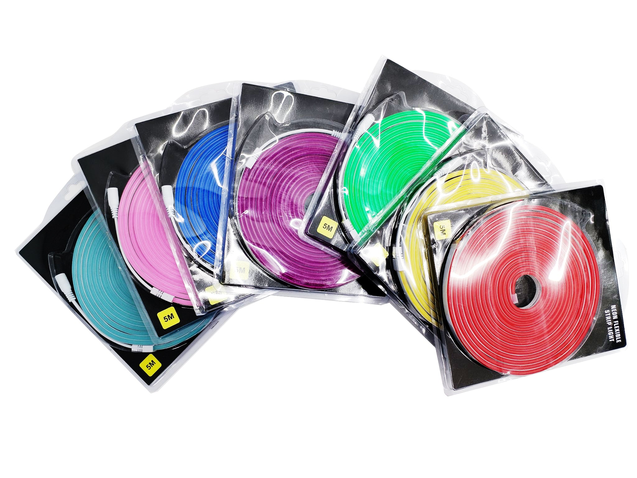 Neon Flexible strip LED Light 5M pack