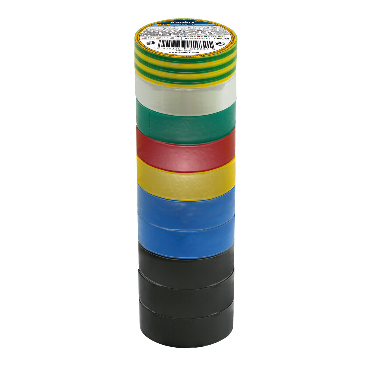 Self-Adhesive Insulation Tape x10 pcs mixed colour