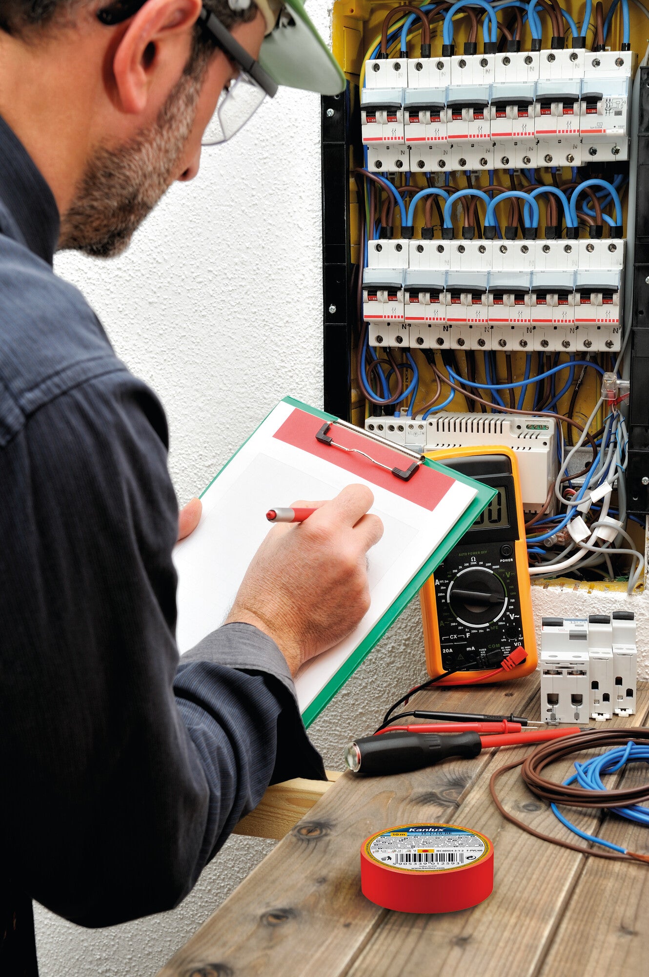 Self-Adhesive Insulation Tape x10 pcs mixed colour