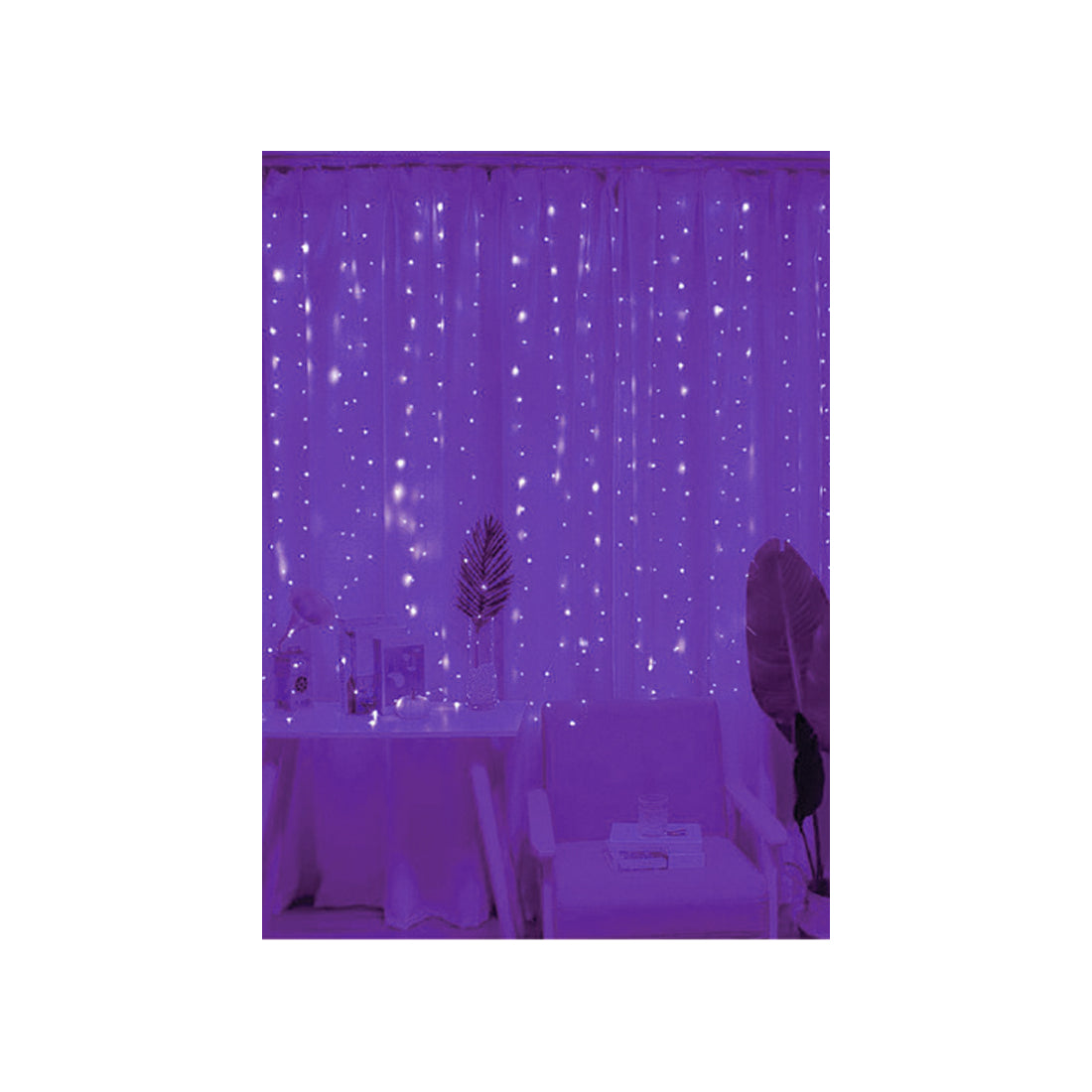 Color Changing Curtain String USB Strip Lights