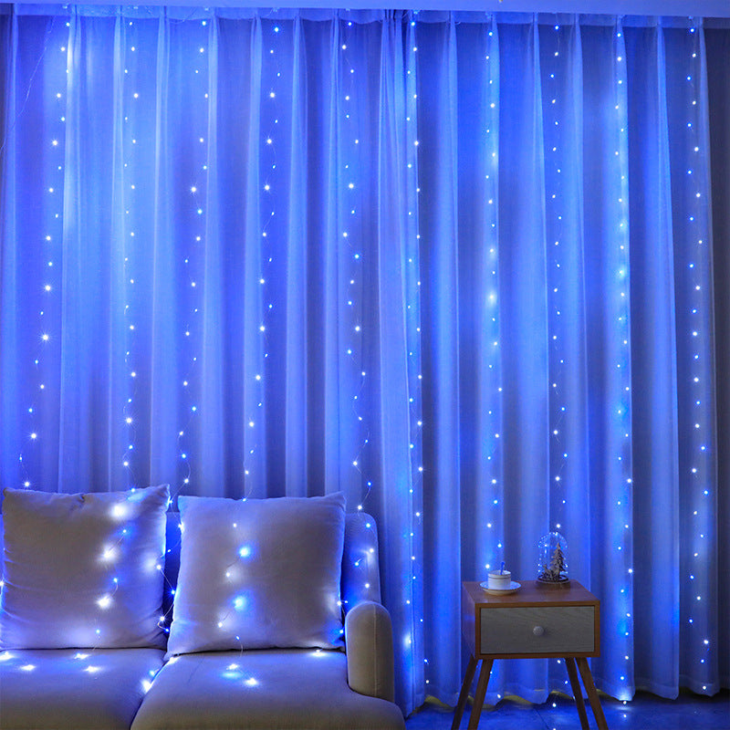 Color Changing Curtain String USB Strip Lights