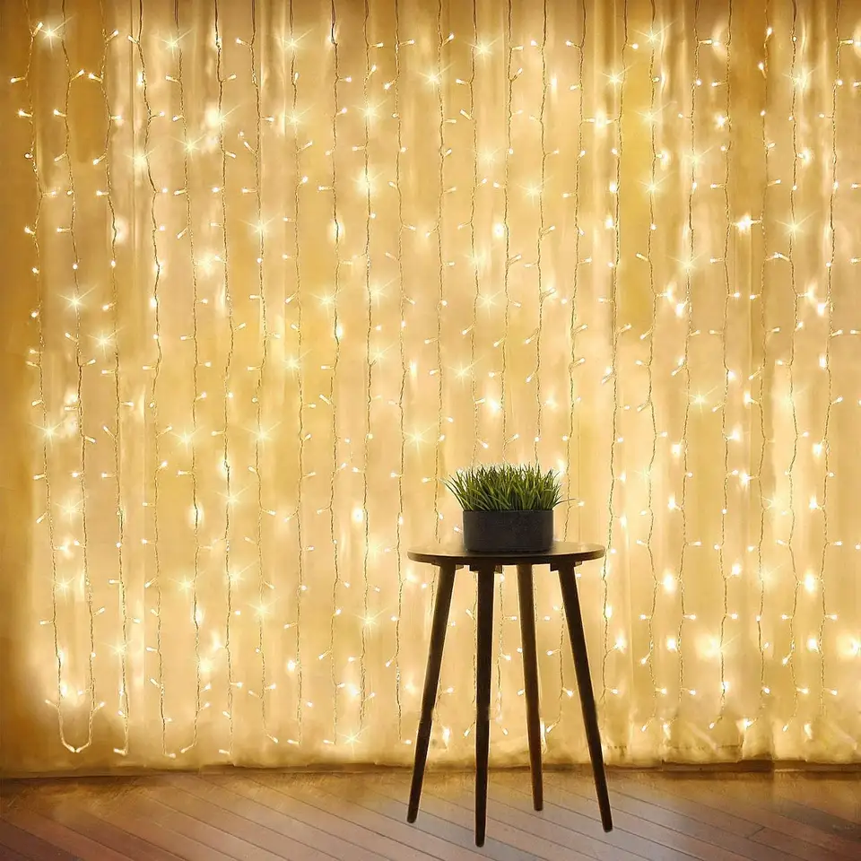 Color Changing Curtain String USB Strip Lights