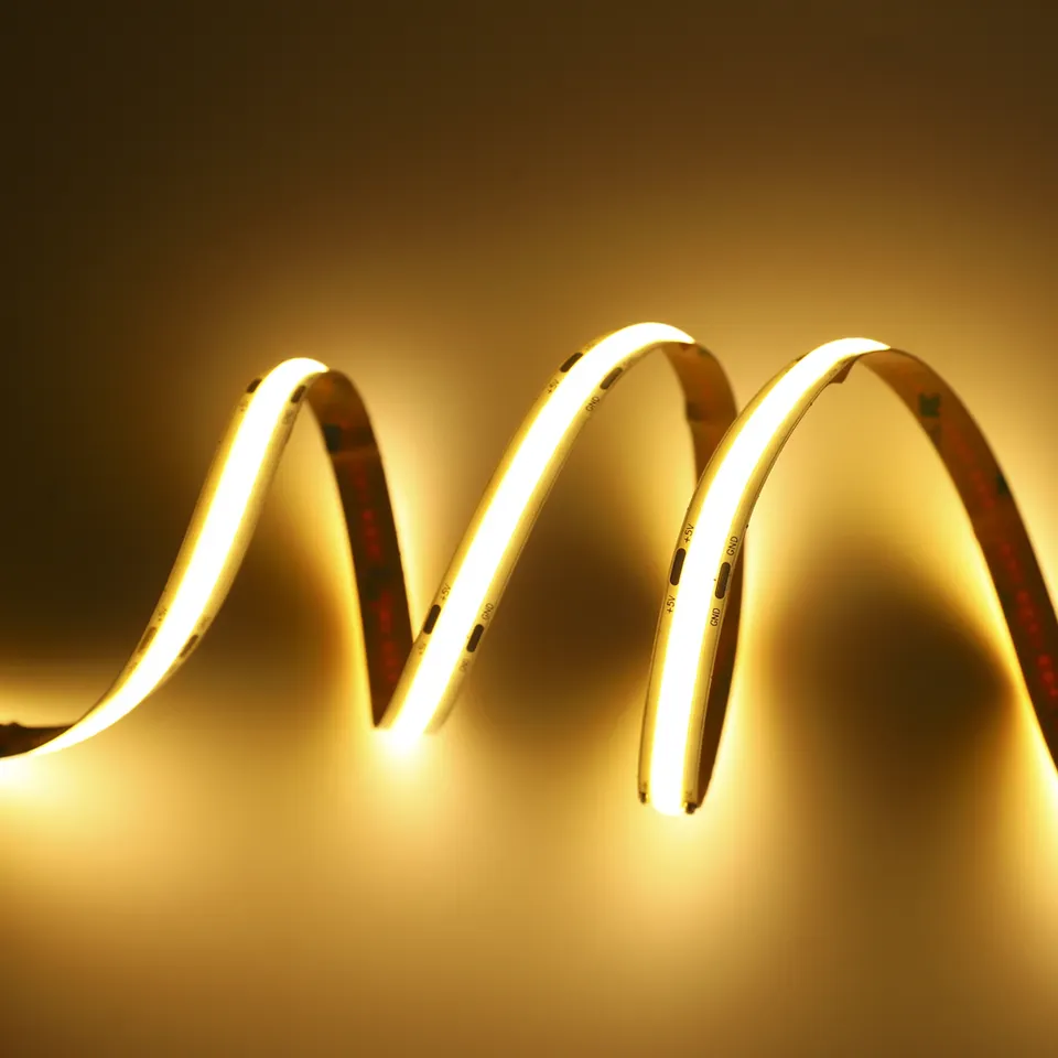 24V CCT COB LED Strip Light 608LED/m Dimmable 2700K To 6500K Flexible Tape Light - 10m