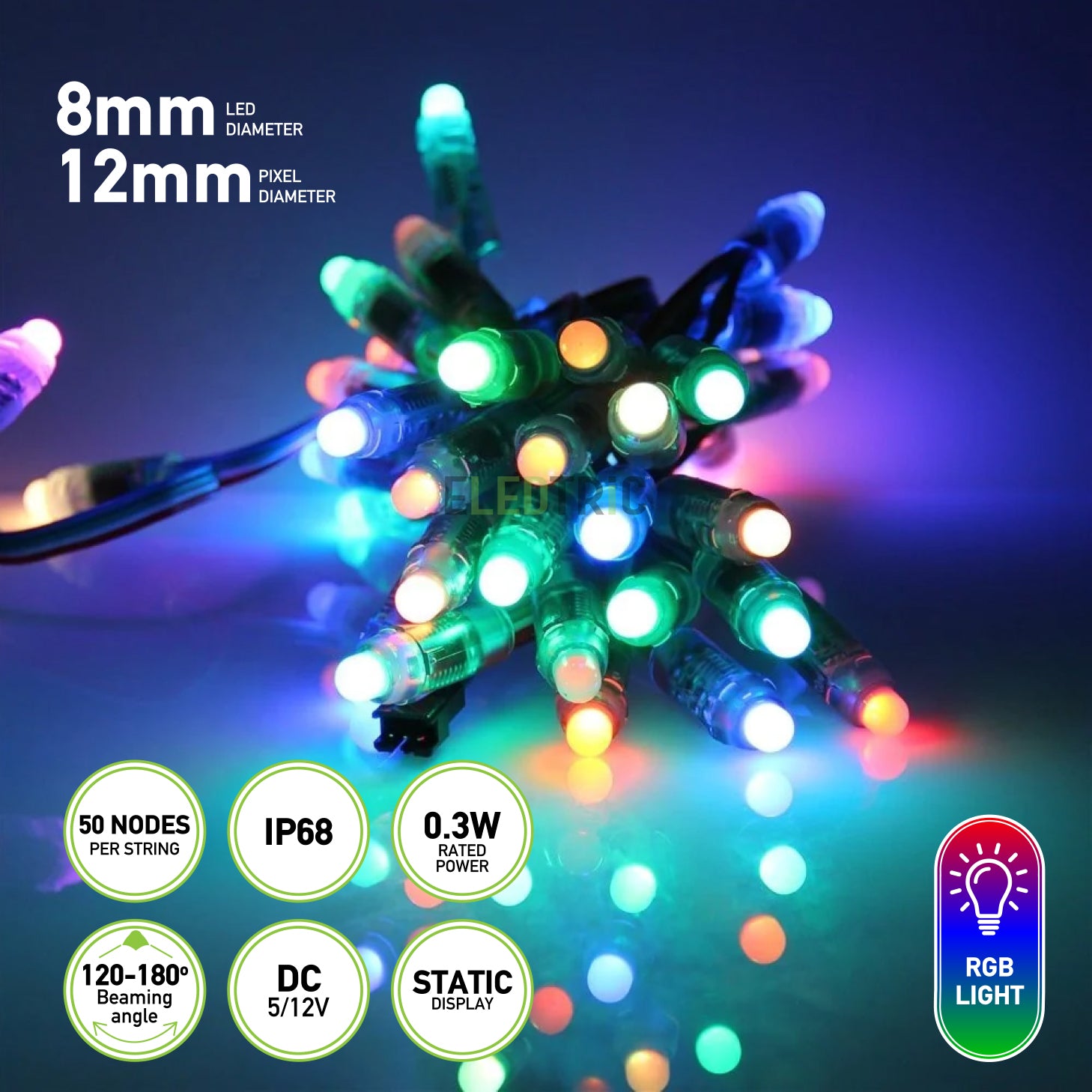 RGB Pixel LED String Light